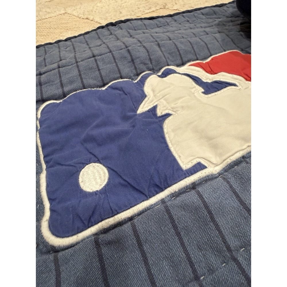 Pottery Barn Teen MLB Logo Baseball Standard Pillow Sham & Decorative Pillow - Picture 2 of 7